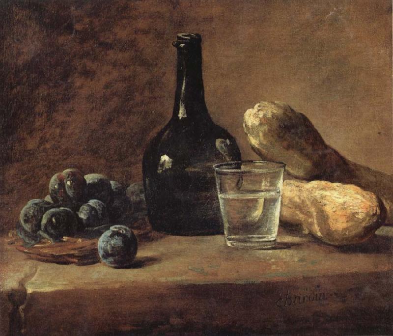 Jean Baptiste Simeon Chardin Still Life with Plums oil painting image